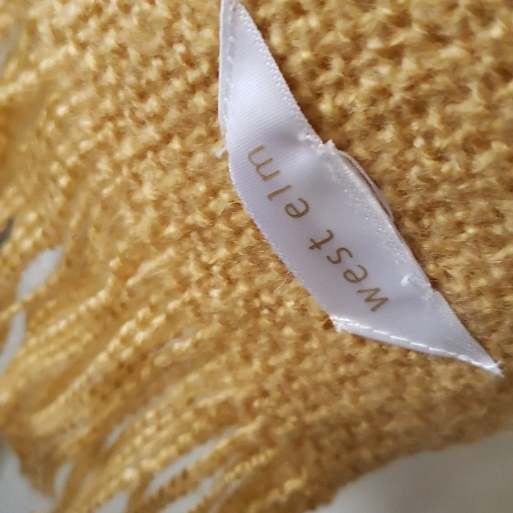 West Elm blanket/ throw